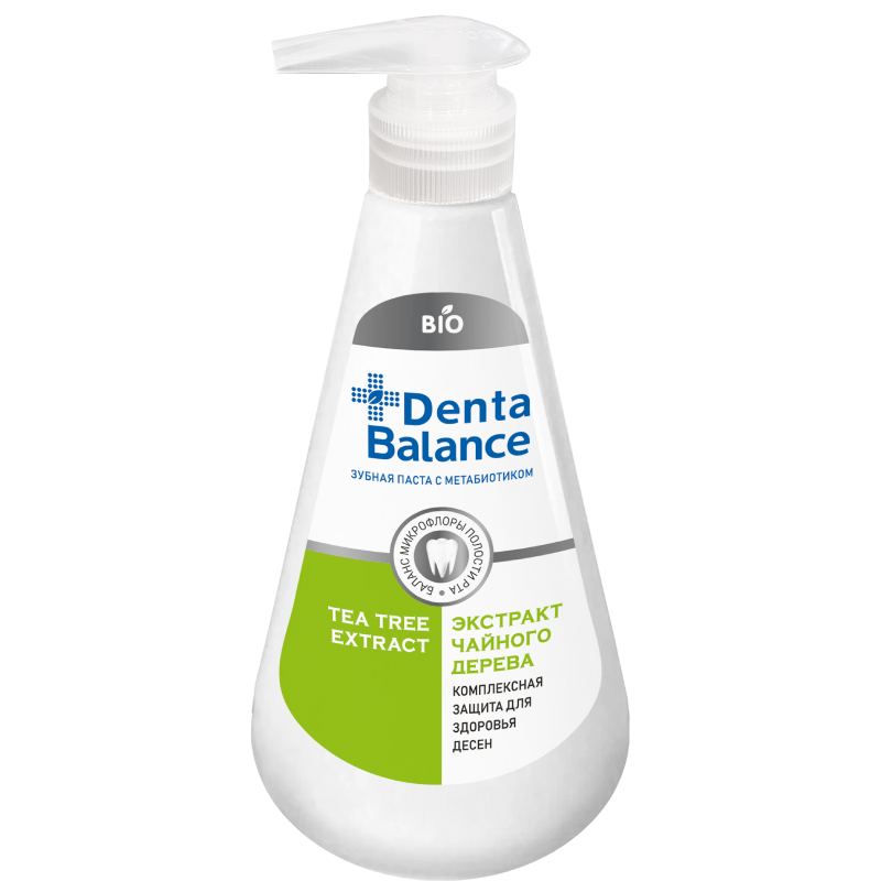 Denta Balance Экстракт Чайного дерева гелевая зубная паста с метабиотиком